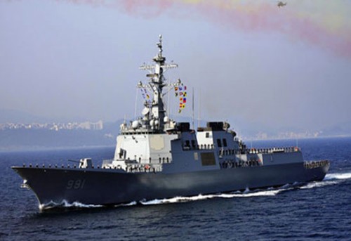 Tàu khu trục Aegis lớp 10.000 tấn mang tên KingSejong theGreat của Hải quân Hàn Quốc